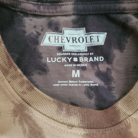 Chevrolet Camaro T-Shirt Tie Dye Lucky Brand Chevy Men's Large L NEW WITH TAG - Picture 4 of 7